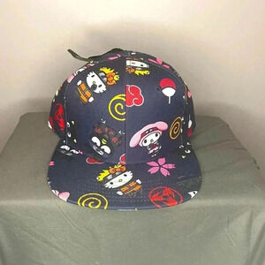 NEW BIOWORLD X Naruto Hello Kitty Limited Edition Snapback Hat